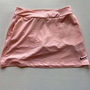 Nike Peach/White Stripe Golf Skirt